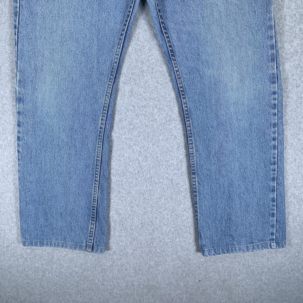 Vintage Levi's 505 Jeans Mens 31x30 (31x27.5 Actual) Blue Straight Fit - Picture 8 of 16